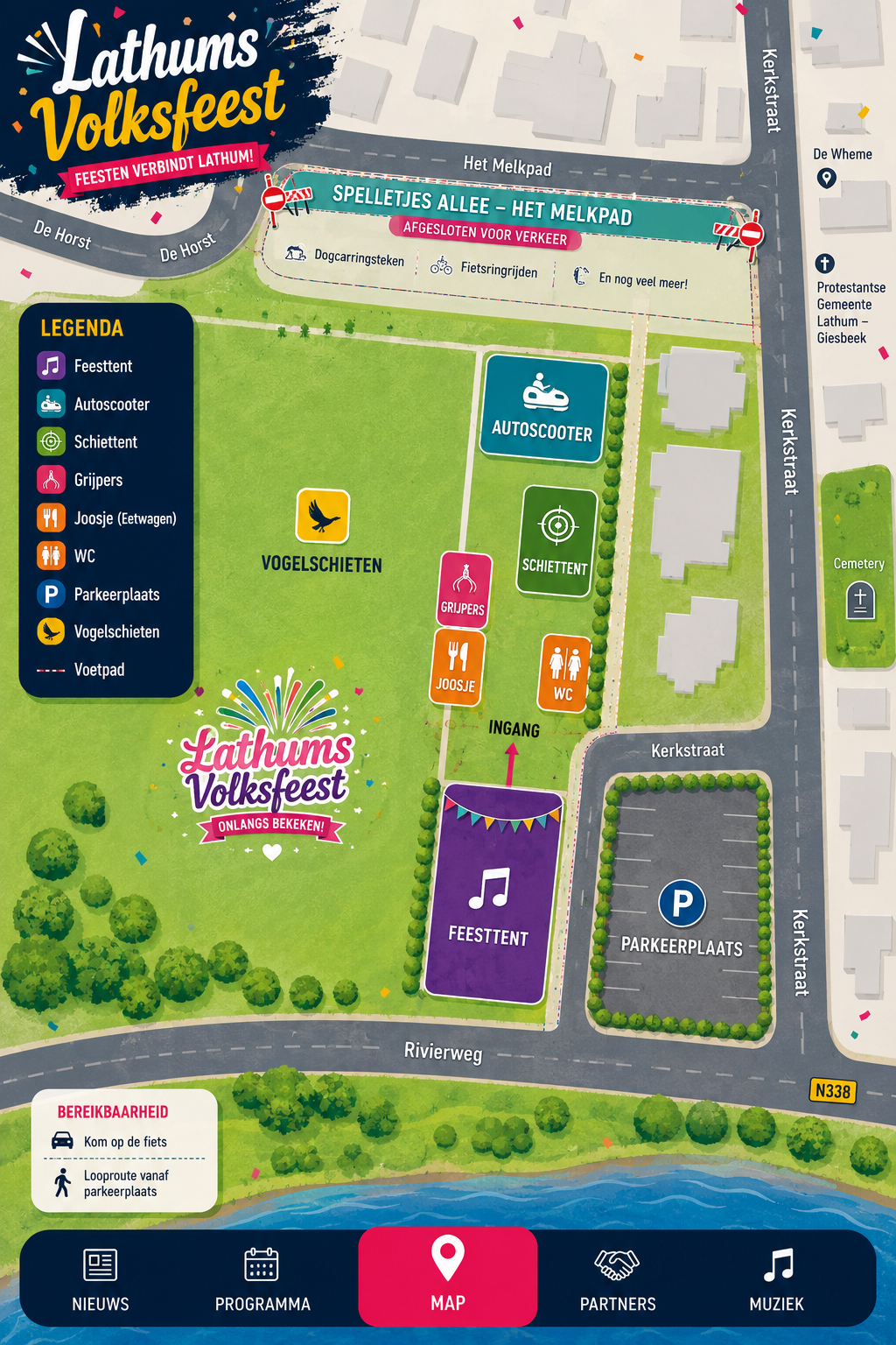 Plattegrond Lathumsfeest 2026